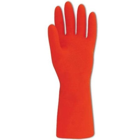 Magid Chem & Liquid Gloves, Orange, 12 PK R843-9